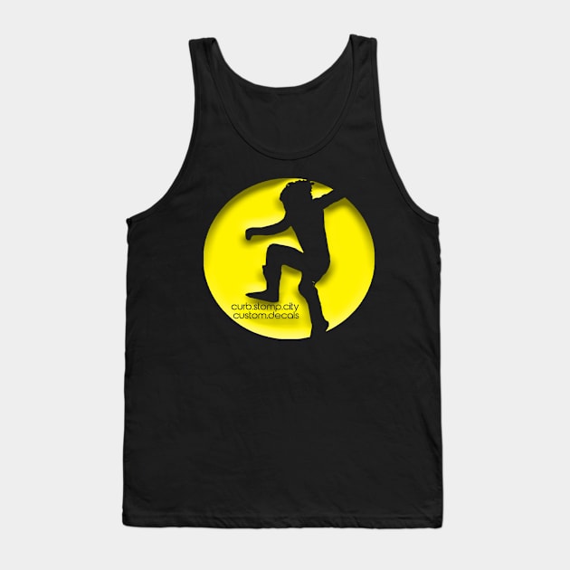 Curb Stomp- Yellow Tank Top by SrikSouphakheth